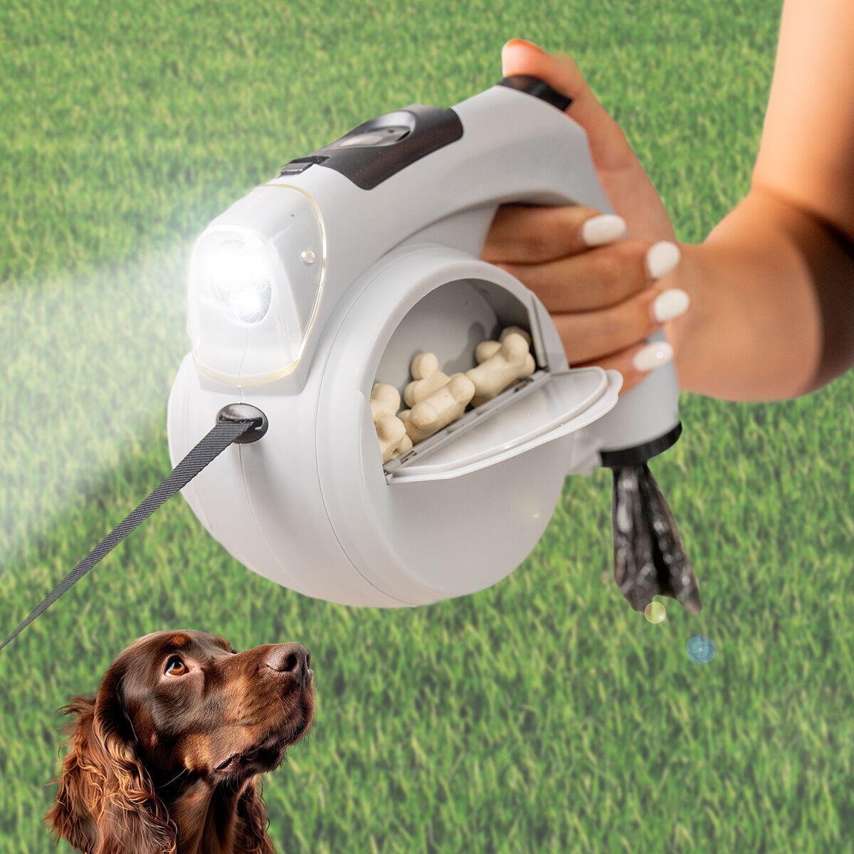 Correa Retráctil para Perros 6 en 1 Leashic Fujos - Producto de alta calidad para tu hogar