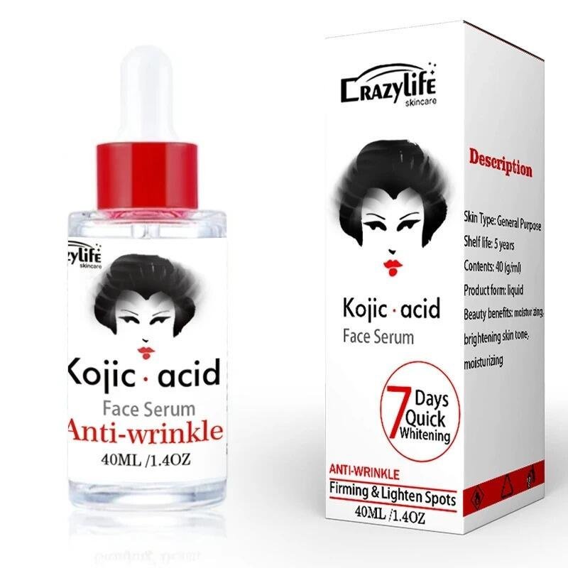 Sérum Facial de Ácido Kójico Hidratación, Antiedad y Luminosidad para Todo Tipo de Piel - Producto de alta calidad para tu hogar - Imagen 4