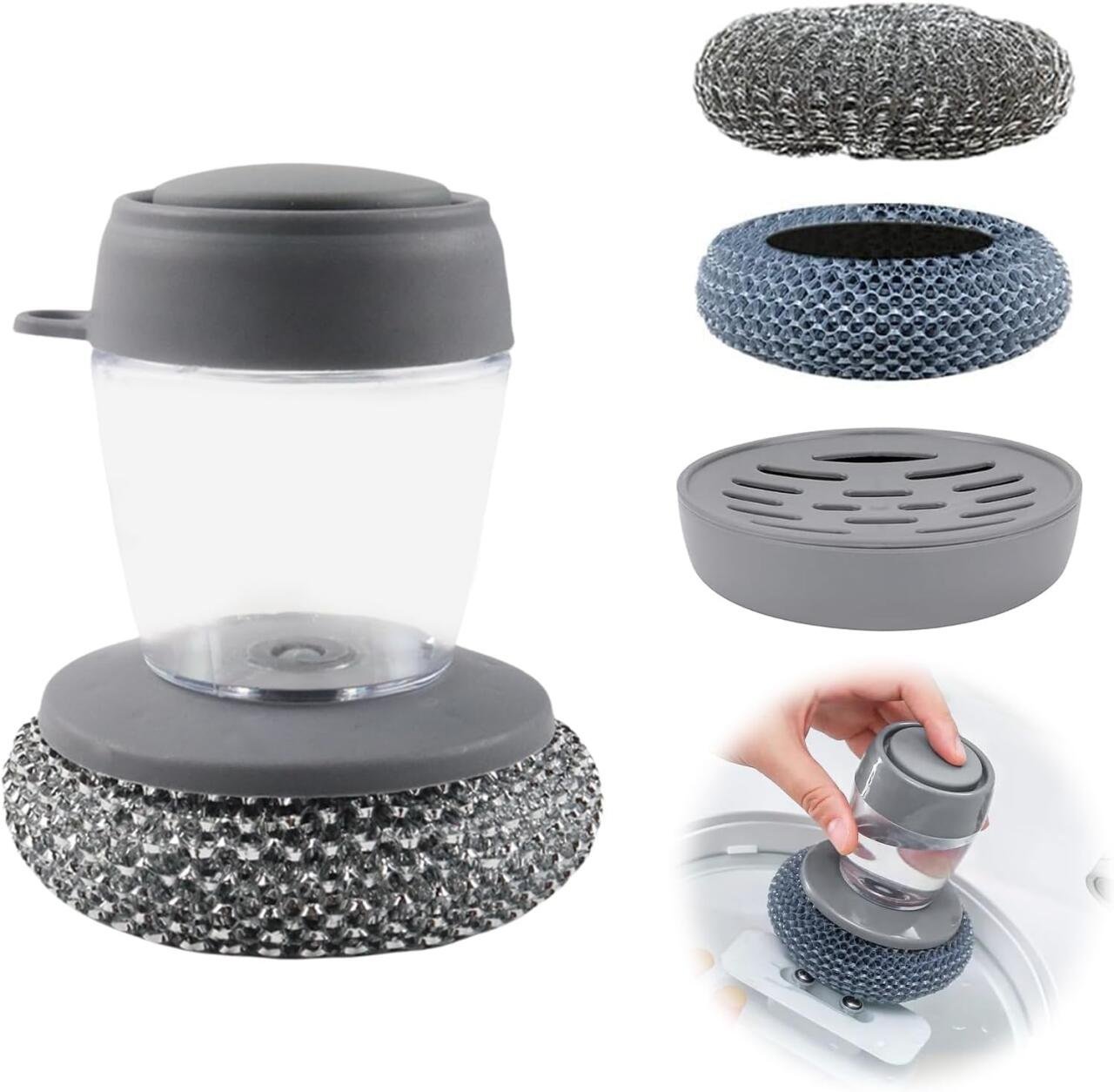 Esponja para Sarten con Dispensador - Producto de alta calidad para tu hogar