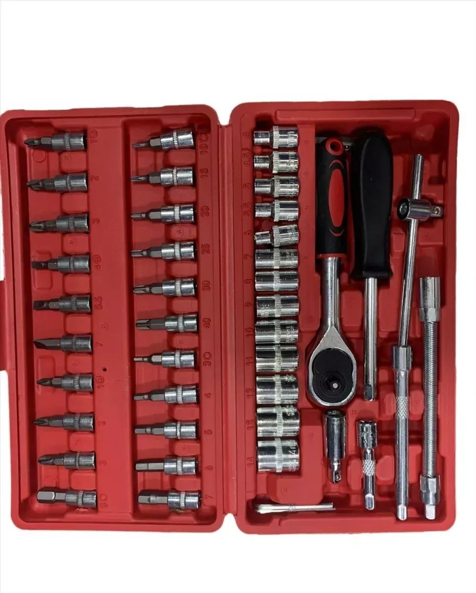 Caja de dados con LLave, de 46 piezas - Producto de alta calidad para tu hogar - Imagen 3