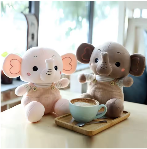 Elefante de Felpa Suave - Producto de alta calidad para tu hogar