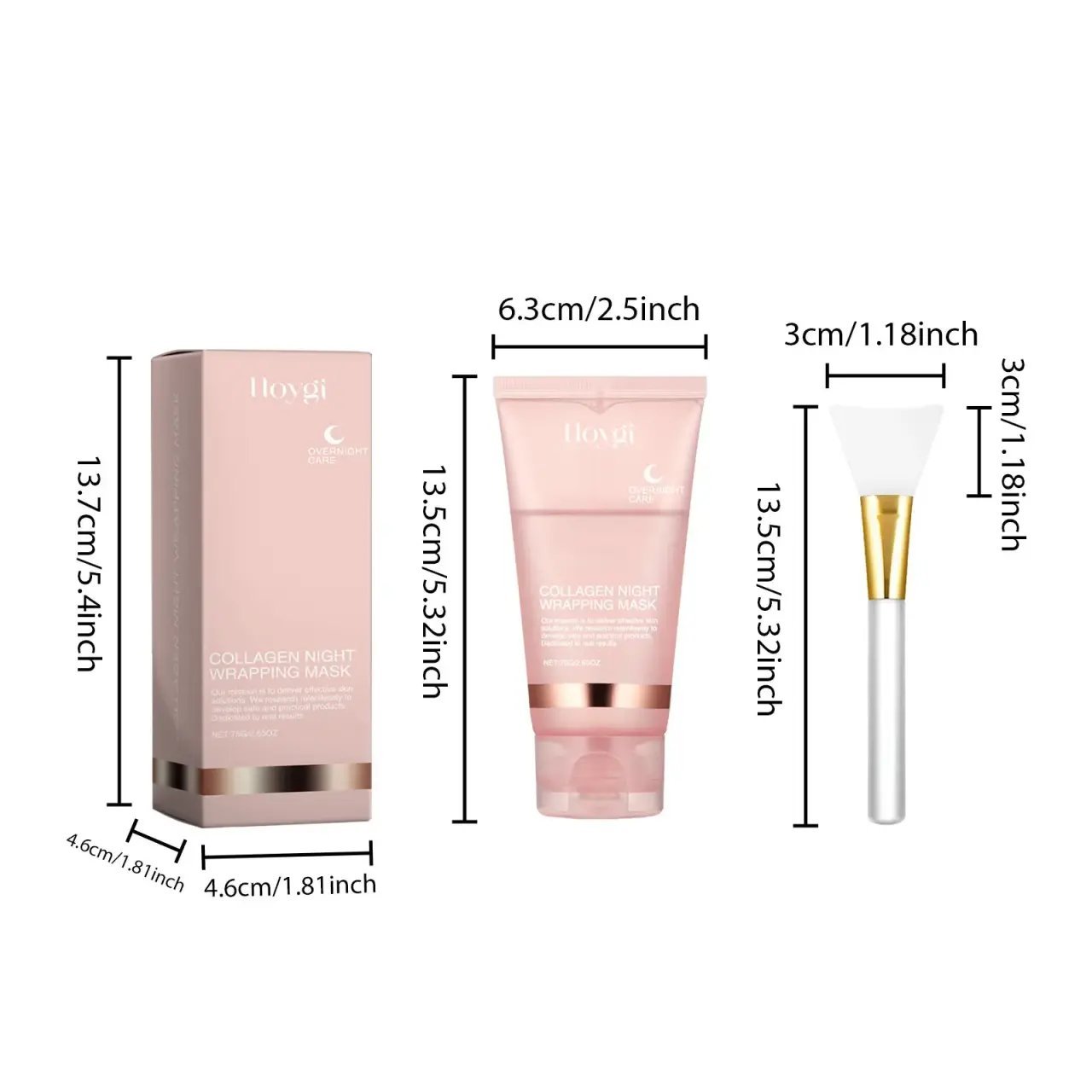 HOYGI Mascarilla facial de colágeno - Producto de alta calidad para tu hogar - Imagen 4