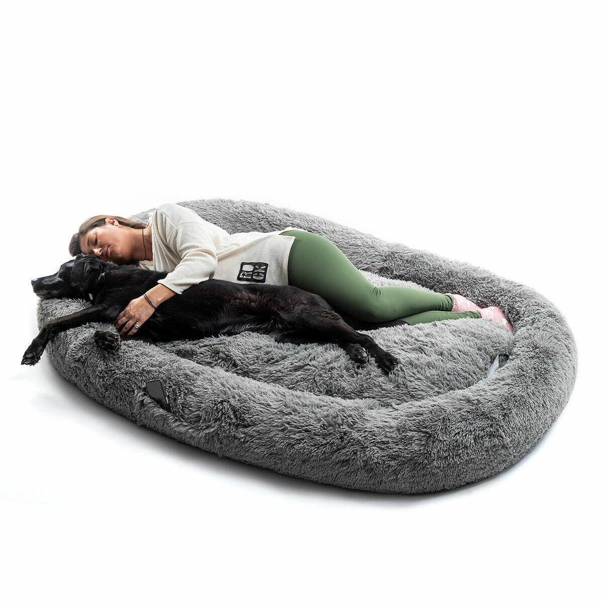 Cama de Perro para Humanos | Human Dog Bed XXL Fujos Grey - Producto de alta calidad para tu hogar - Imagen 4