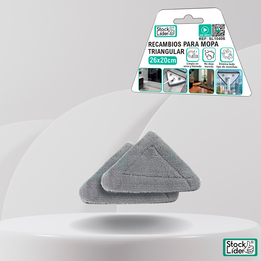 Recambios para mopa triangular - Producto de alta calidad para tu hogar
