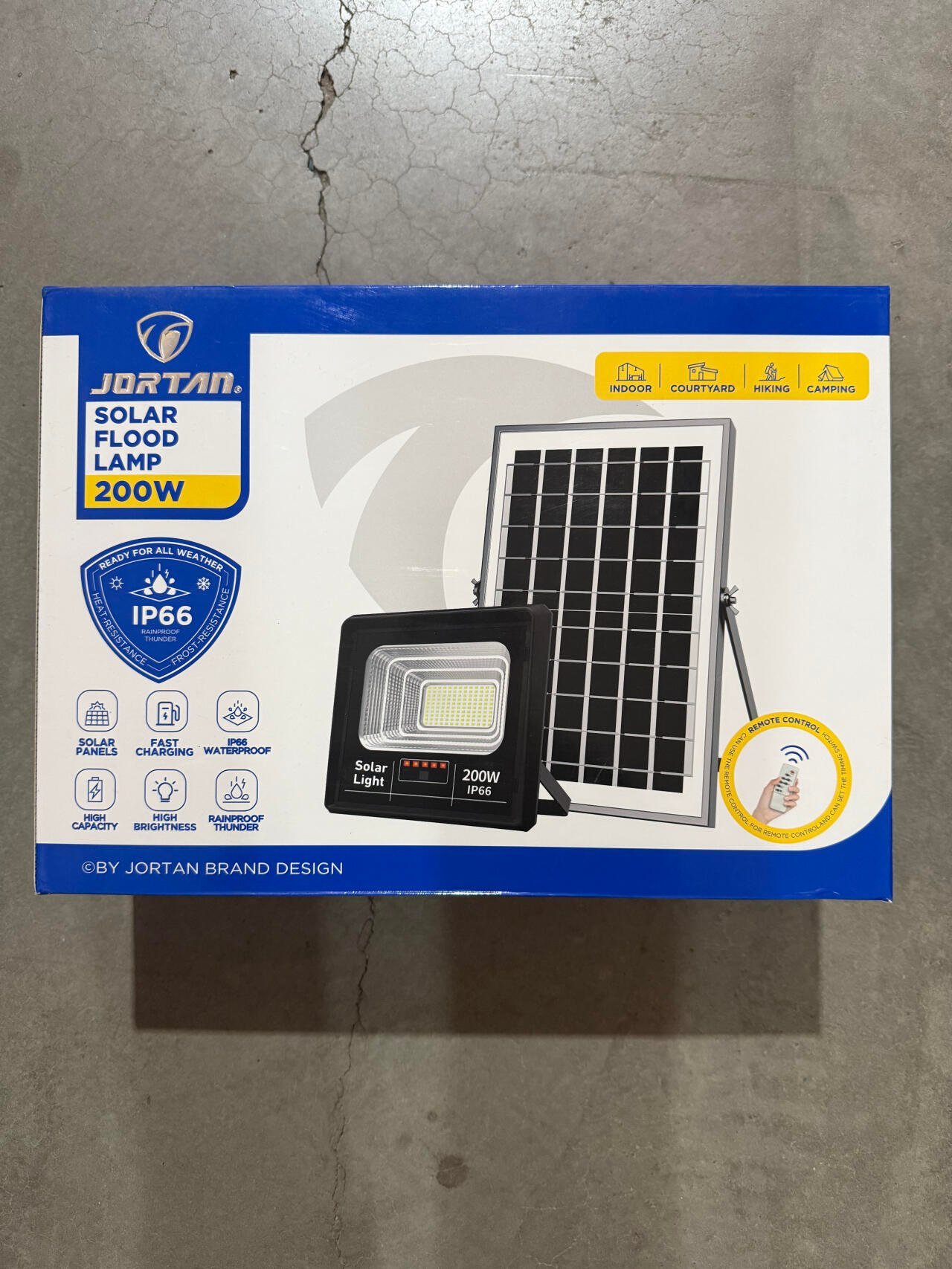 FOCO LED CON PLACA SOLAR 200W - Producto de alta calidad para tu hogar