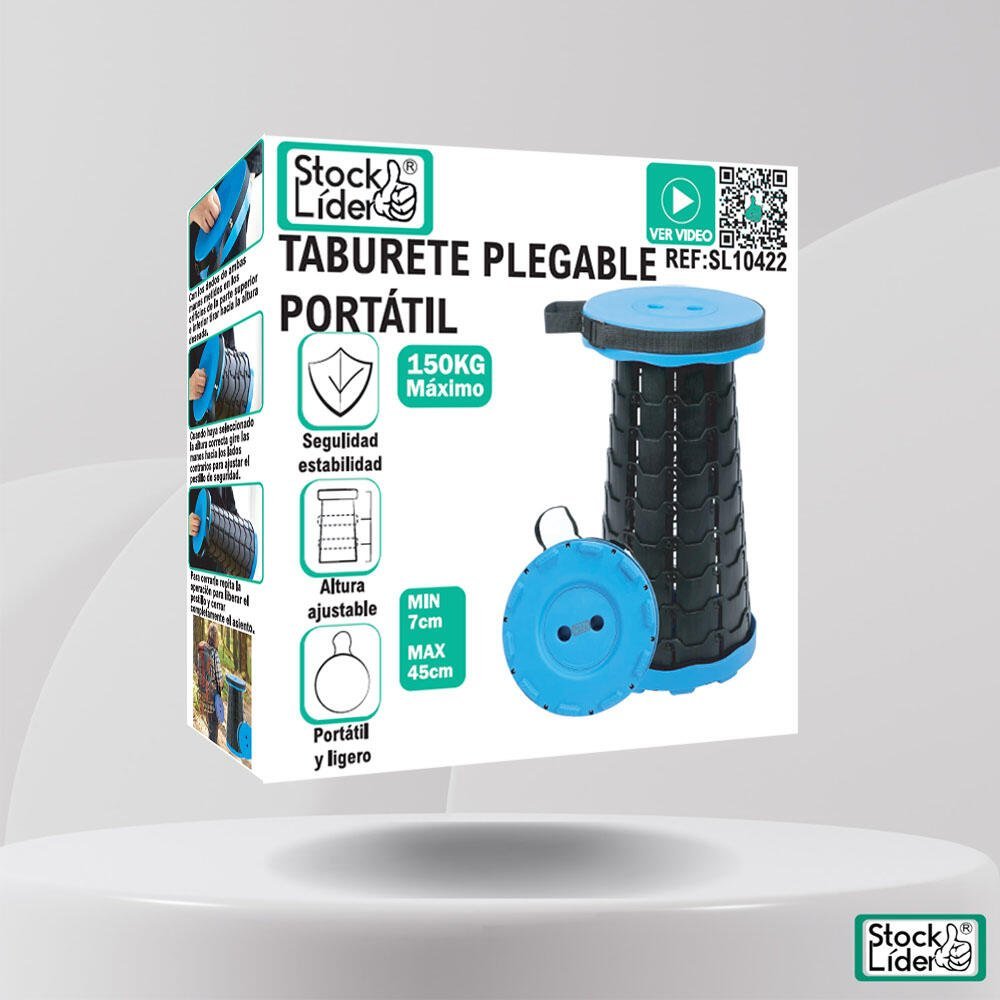 Taburete plegable portátil - Producto de alta calidad para tu hogar