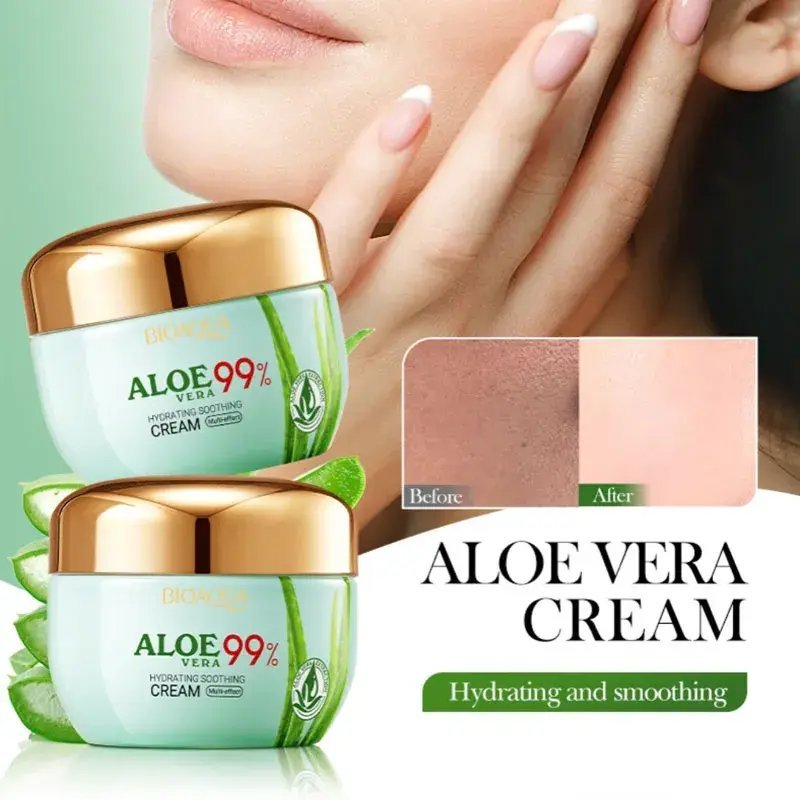 Crema Hidratante Reparadora y Reafirmante con Aloe Vera 99% (50g) - Producto de alta calidad para tu hogar - Imagen 3