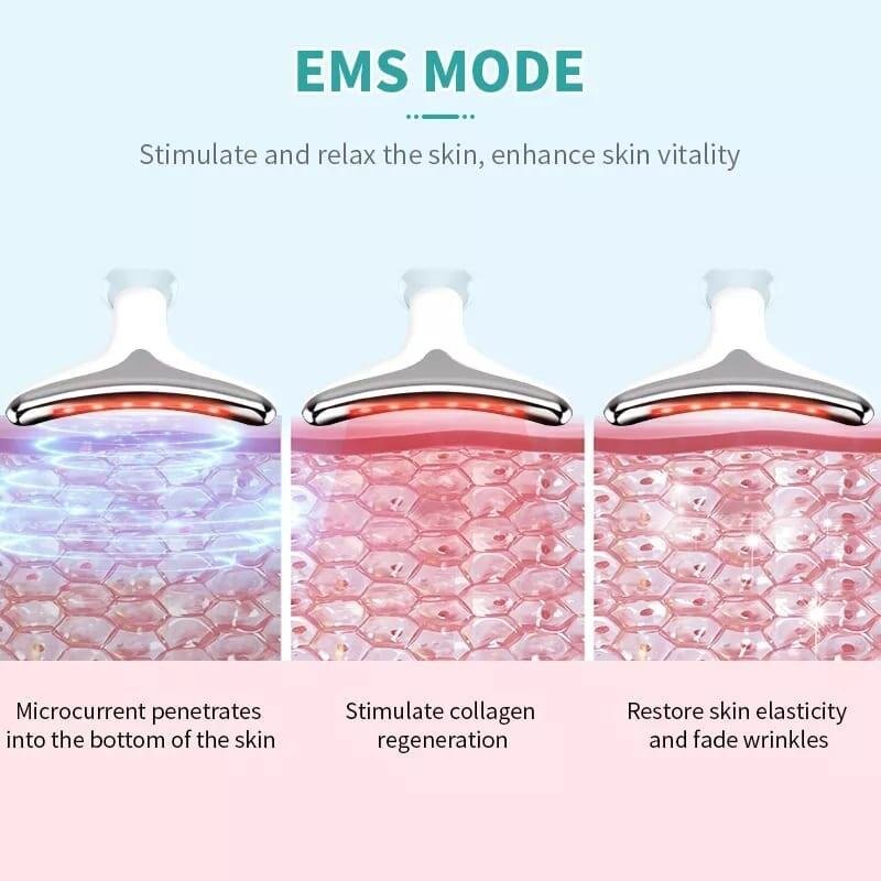 Masajeador antiarrugas facial con 7 luces - Producto de alta calidad para tu hogar - Imagen 4