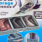 Organizador de Tela para Botas con 3 Secciones de Almacenamiento - Producto de alta calidad para tu hogar