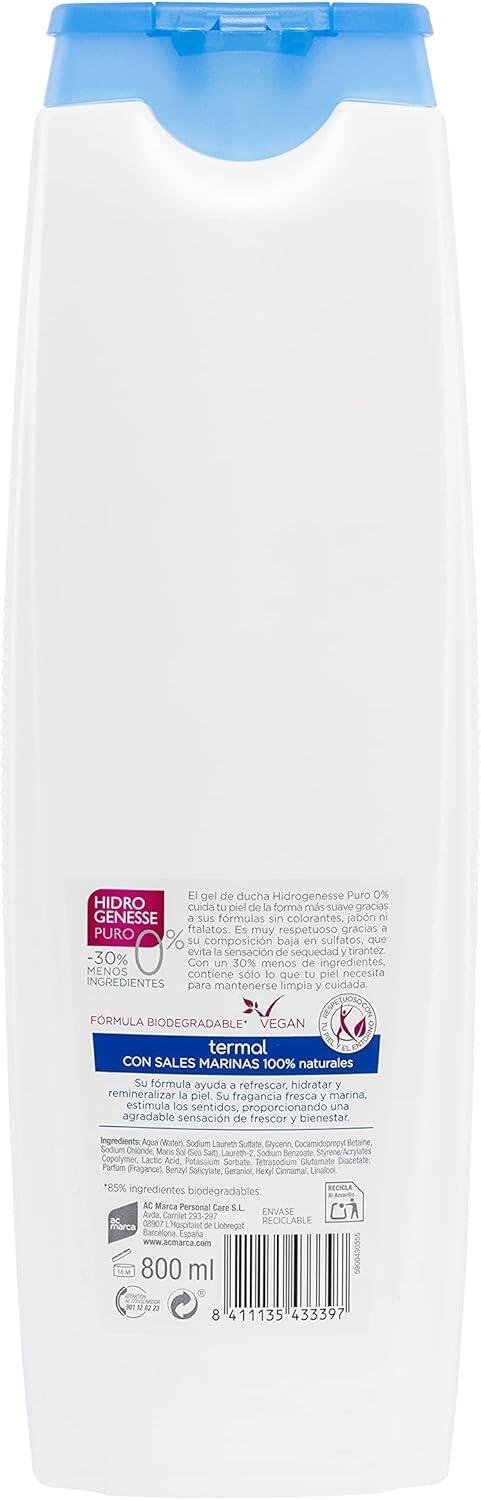 Gel de Baño y Ducha Termal 800ml - Producto de alta calidad para tu hogar - Imagen 2