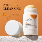 SADOER Mascarilla Facial de Arcilla con Vitamina C  Detox Iluminador para una Piel Radiante - Producto de alta calidad para tu hogar