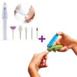 Pack Set Profesional Manicura Eléctrico 5-en-1 & Cortauñas Con Luz LED - Producto de alta calidad para tu hogar