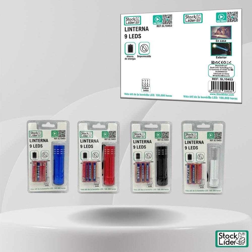 Linterna 9 LEDS - Producto de alta calidad para tu hogar