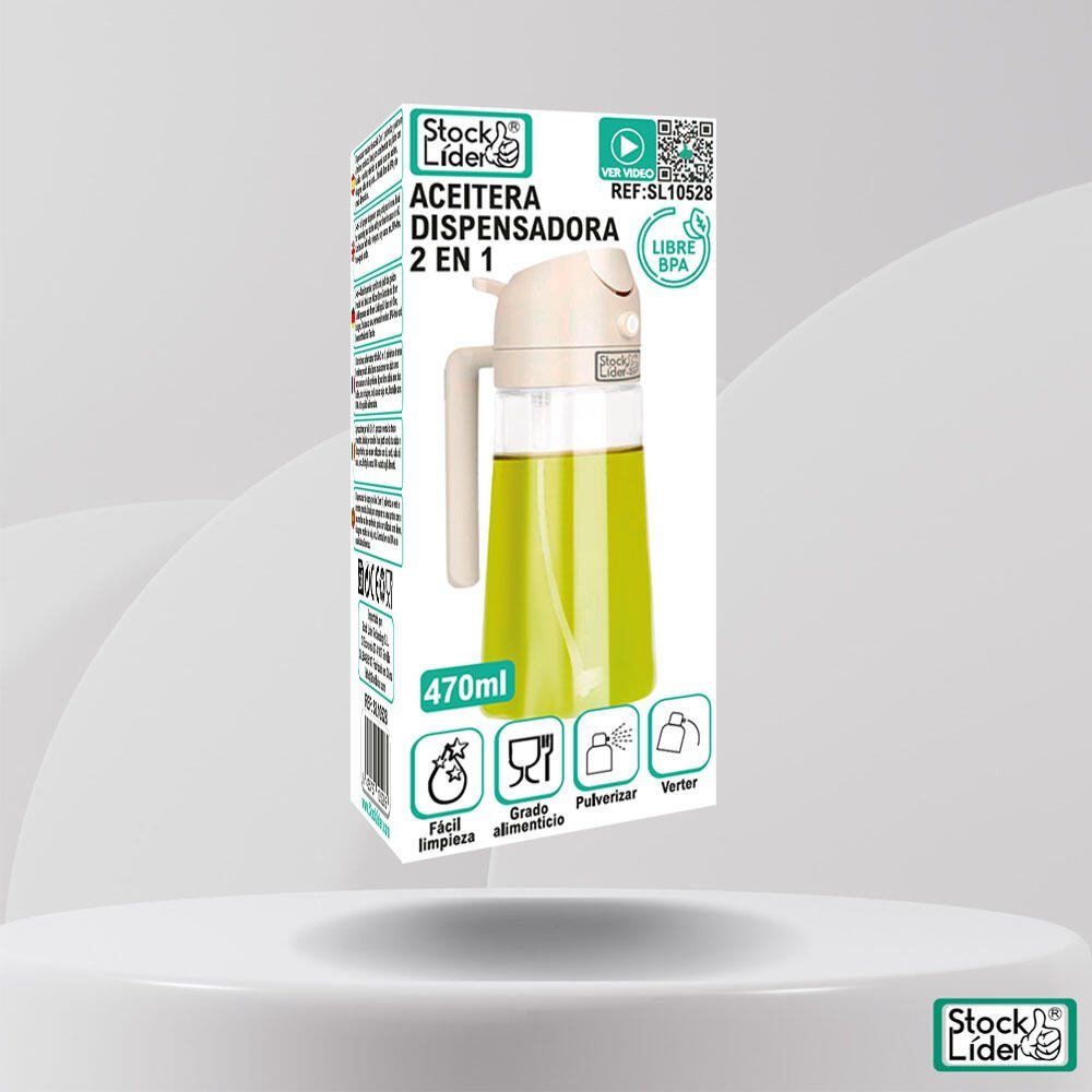 Aceitera dispensadora 2 en 1 - Producto de alta calidad para tu hogar