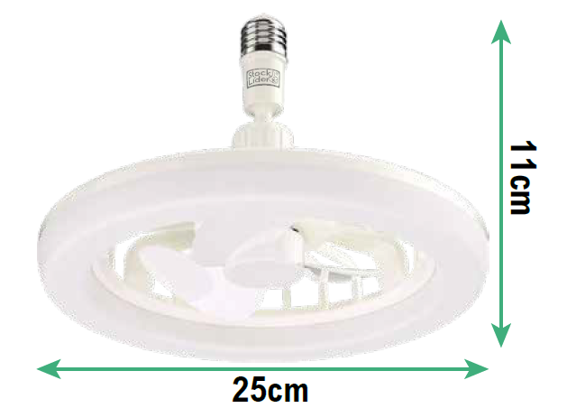 Lámpara LED con ventilador - Producto de alta calidad para tu hogar - Imagen 2