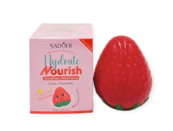 Crema de Manos de Fresa con Vitamina E y Niacinamida 35g Hidratación, Suavidad y Antioxidantes con Aroma Irresistible - Producto de alta calidad para tu hogar - Imagen 2