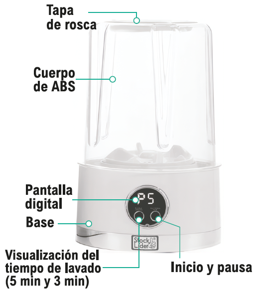 Mini lavadora portátil - Producto de alta calidad para tu hogar - Imagen 2