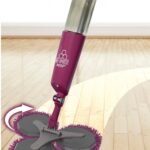 Mopa Triple de microfibra con cabezales rotatorios pulverizadores y brazo extensíble - Producto de alta calidad para tu hogar