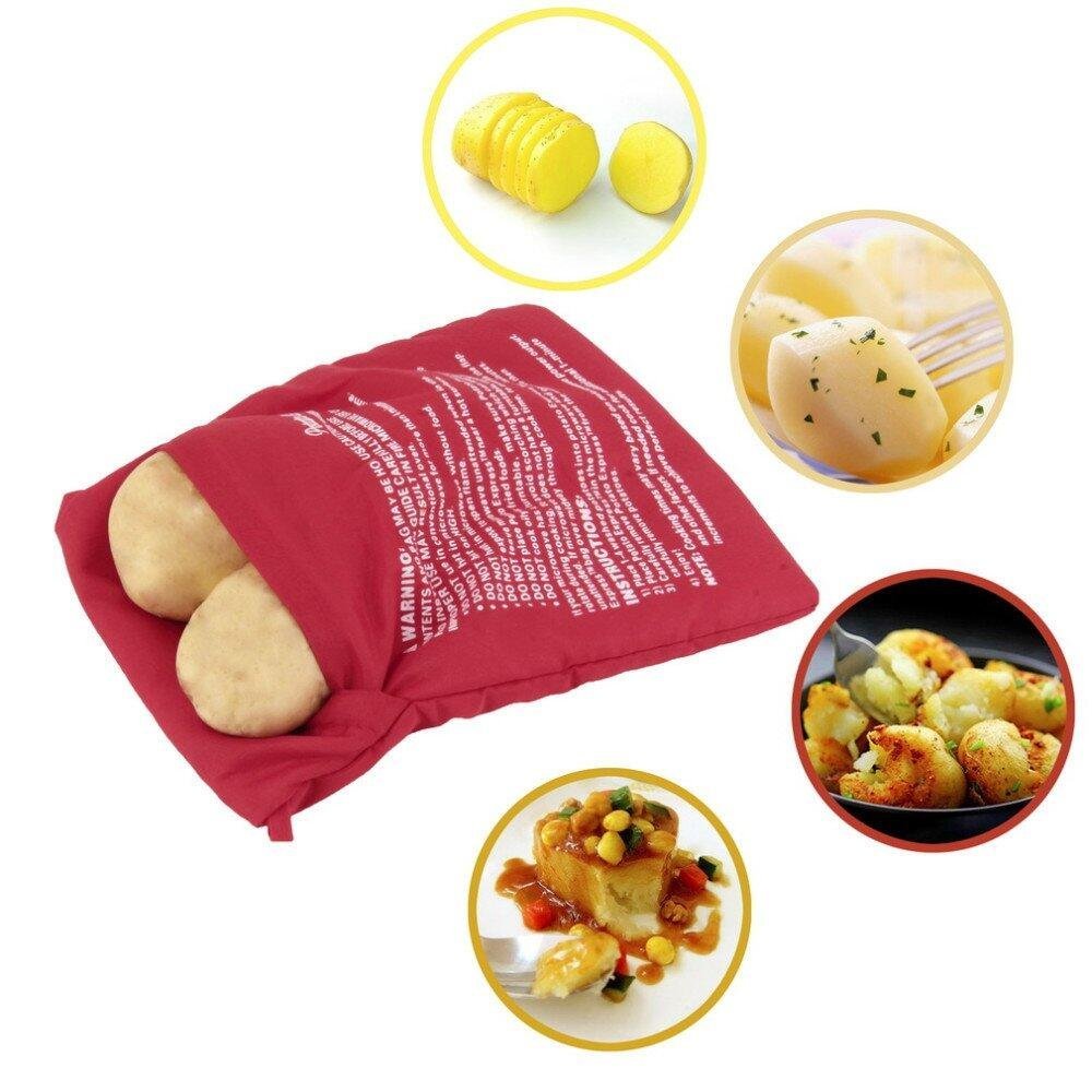 Pack 3 Bolsas Para Asar Patatas En Microondas - Producto de alta calidad para tu hogar - Imagen 3