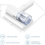 Aspirador de Ácaros 2 en 1  Potencia de 300W, 2400mAh y Succión de 10.000 Pa - Producto de alta calidad para tu hogar