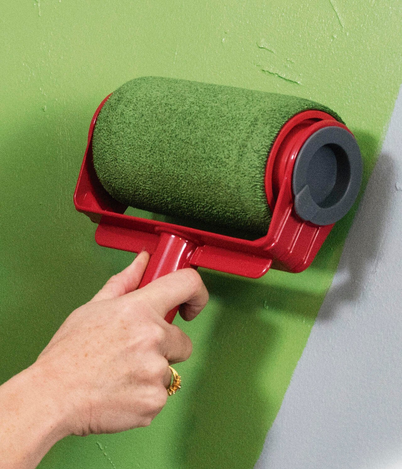 Rodillo de pintura recargable con palo extensible para áreas difíciles - Producto de alta calidad para tu hogar - Imagen 4