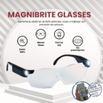 Gafas de aumento con luz LED - Producto de alta calidad para tu hogar