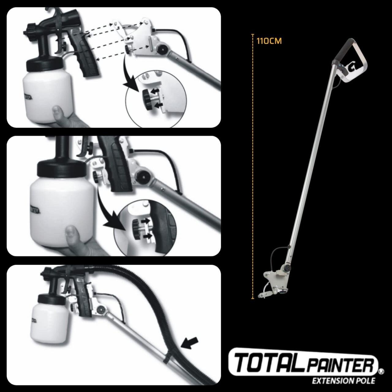 Palo extensible para pintar techos - Producto de alta calidad para tu hogar - Imagen 2