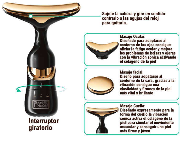 Masajeador facial - Producto de alta calidad para tu hogar - Imagen 2