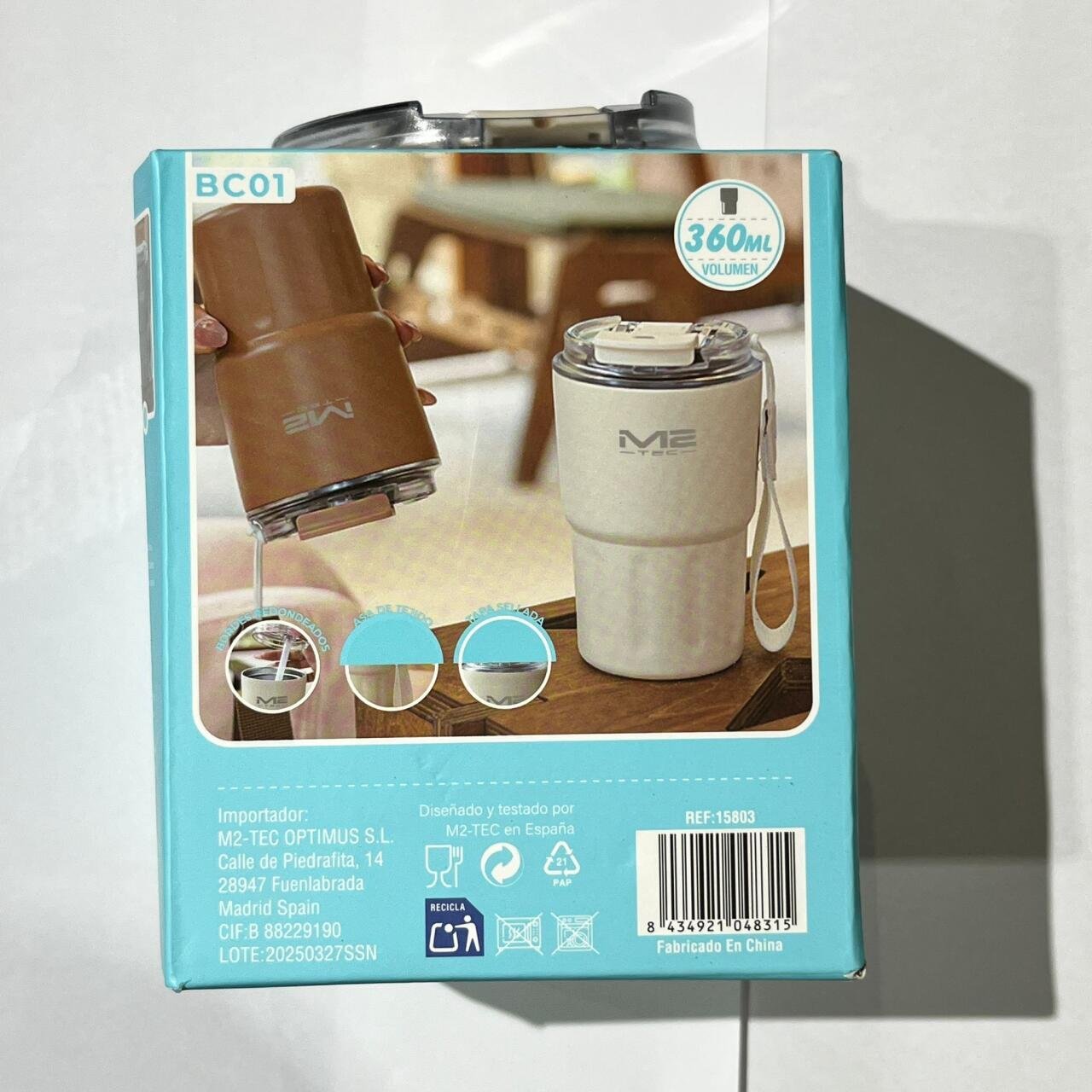 Taza Térmica M2 TEC Mantén tus Bebidas Calientes 12h y Frías 24h - Producto de alta calidad para tu hogar - Imagen 2