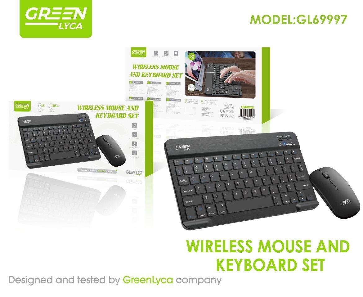 Conjunto de Teclado y Ratón Inalámbricos Bluetooth Productividad sin Límites - Producto de alta calidad para tu hogar