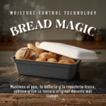 Contenedor hermético que mantiene el pan fresco por más tiempo - Producto de alta calidad para tu hogar
