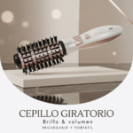 Cepillo giratorio recargable para alisar, dar volumen y brillo al cabello - Producto de alta calidad para tu hogar