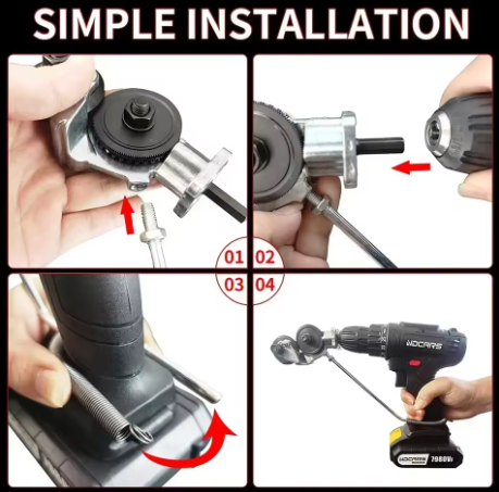 Taladro Eléctrico 48V con Set de 24 Piezas + Cortador de Lámina Galvanizada Potencia Profesional y Precisión Total - Producto de alta calidad para tu hogar - Imagen 4