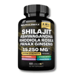 Shilajit + Ashwagandha + Rhodiola Rosea + Panax Ginseng  Suplemento Natural Energizante 60 Cápsulas - Producto de alta calidad para tu hogar