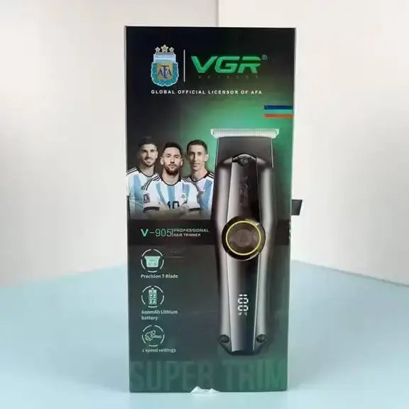 VGR V-905 Cortadora Profesional de Pelo y Barba Trimmer de Precisión con Cuchilla en T y 3 Velocidades - Producto de alta calidad para tu hogar - Imagen 3