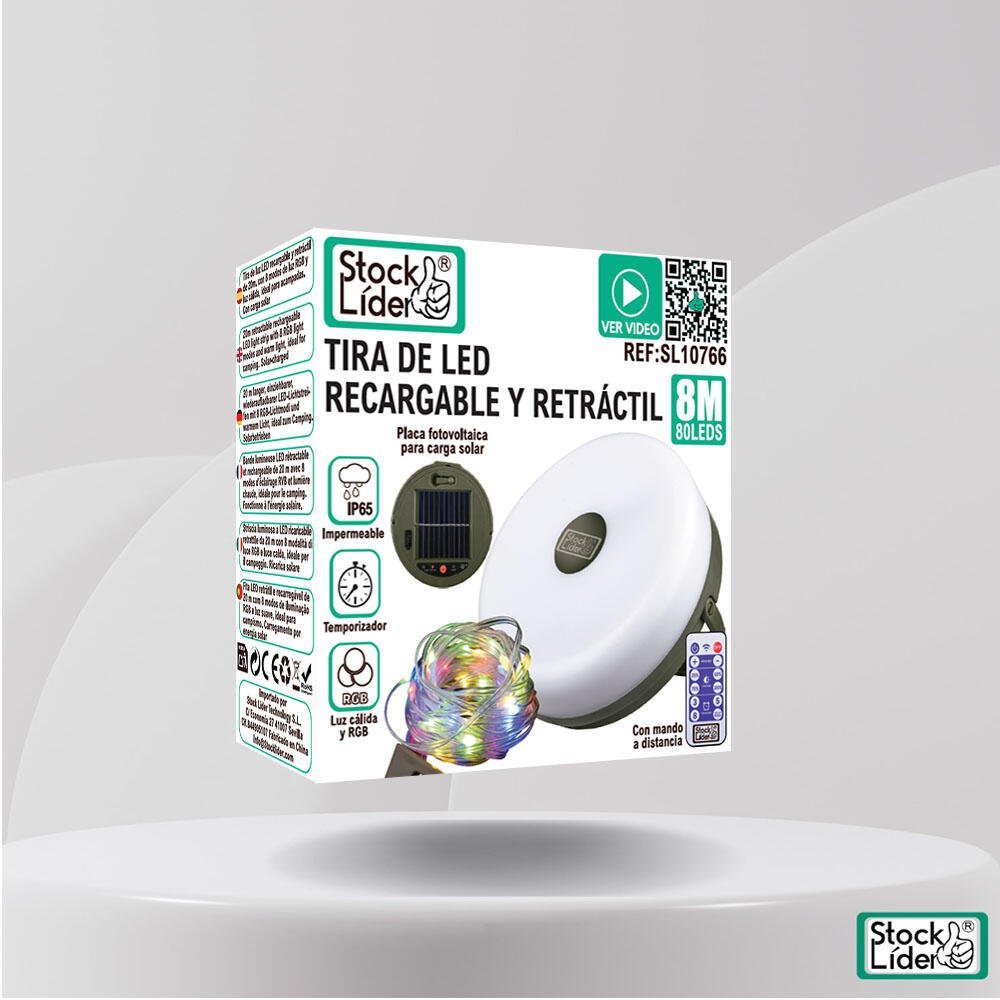 Tira de LED recargable y retráctil - Producto de alta calidad para tu hogar