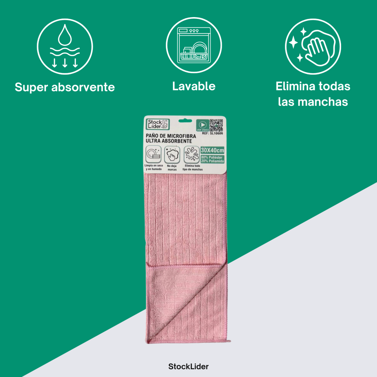 Paño de microfibra ultra absorbente - Producto de alta calidad para tu hogar - Imagen 2