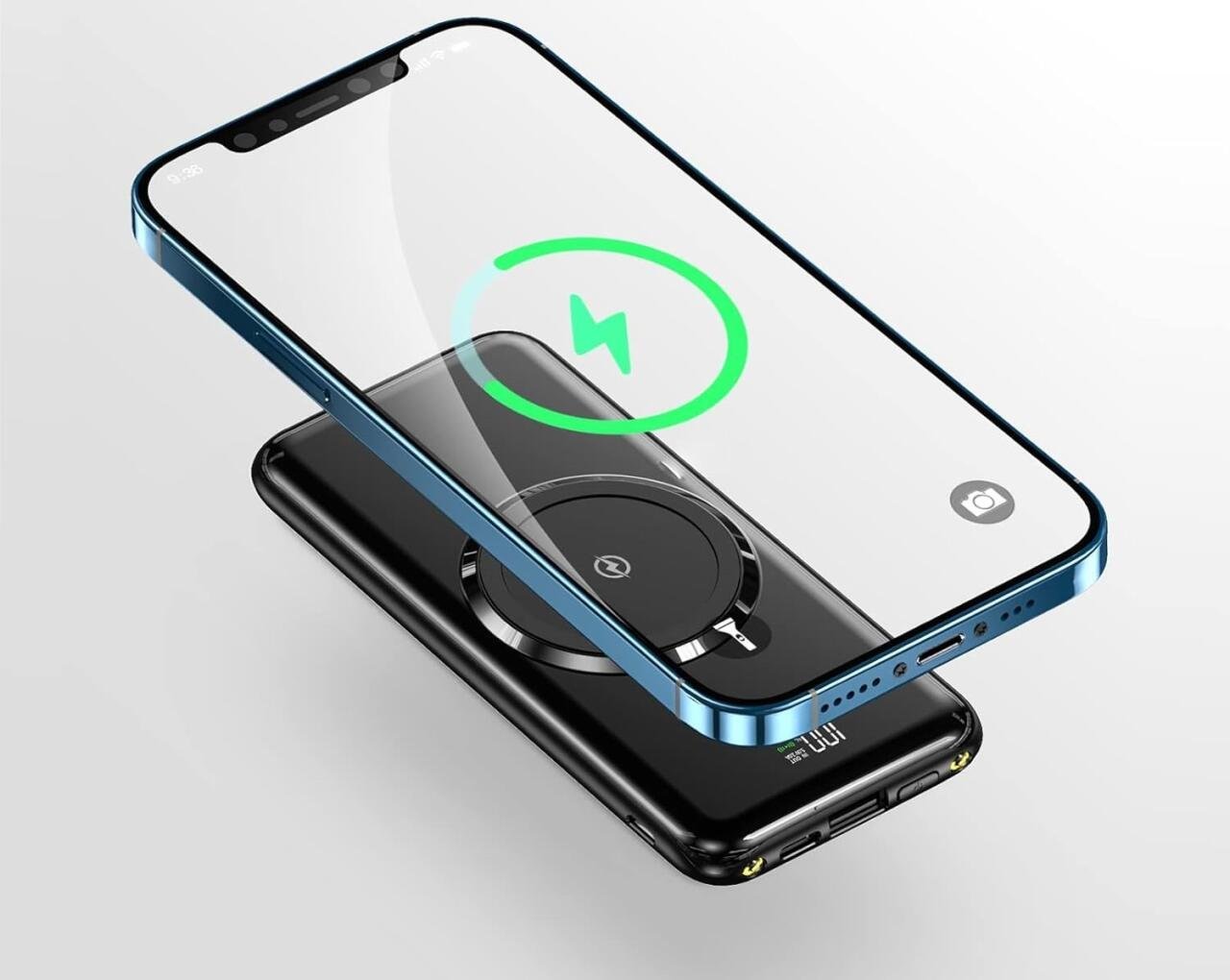 Powerbank carga inalámbrico y cables - Producto de alta calidad para tu hogar - Imagen 3