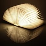 Lampara Libro Plegable de Madera  Lampara Mesilla de Noche Ideal Decoración Casa y Habitación Regalo Original - Producto de alta calidad para tu hogar