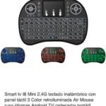 TECLADO INALÁMBRICO CON PANEL TÁCTIL RETROILUMINADO. ANDROID/TV/PC - Producto de alta calidad para tu hogar