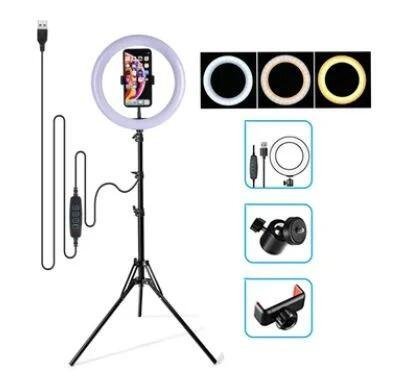 ARO DE LUZ 26CM. + TRÍPODE 2,10M - Producto de alta calidad para tu hogar - Imagen 2