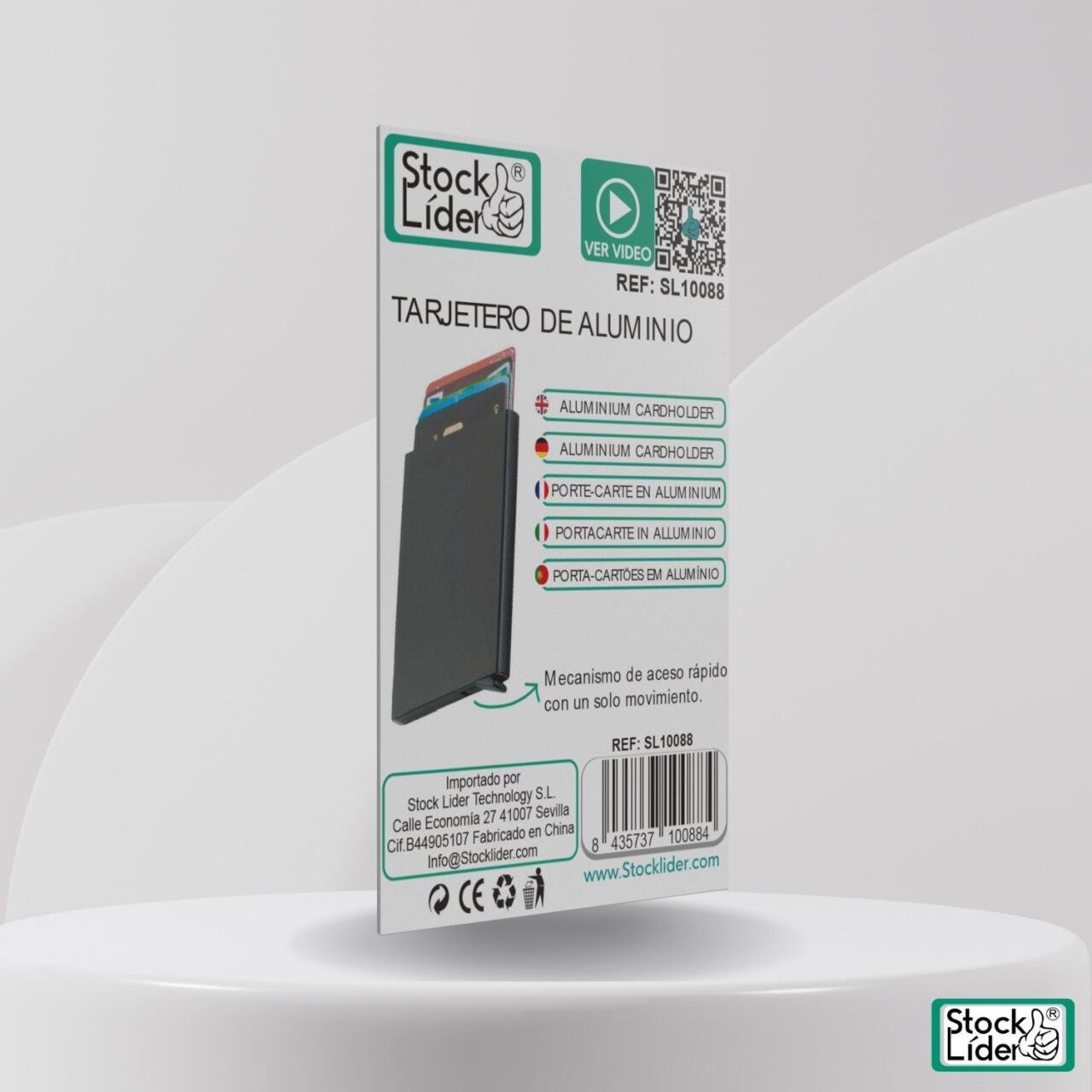 Tarjetero de metal - Producto de alta calidad para tu hogar