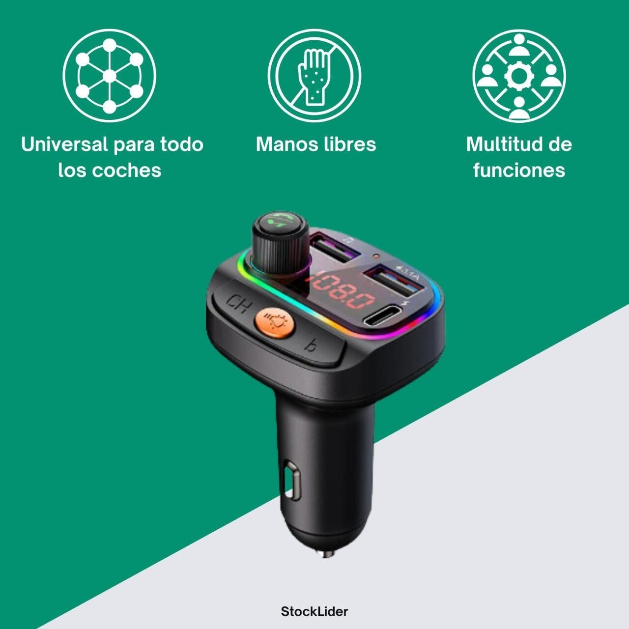 MP3 coche C15 - Producto de alta calidad para tu hogar - Imagen 2