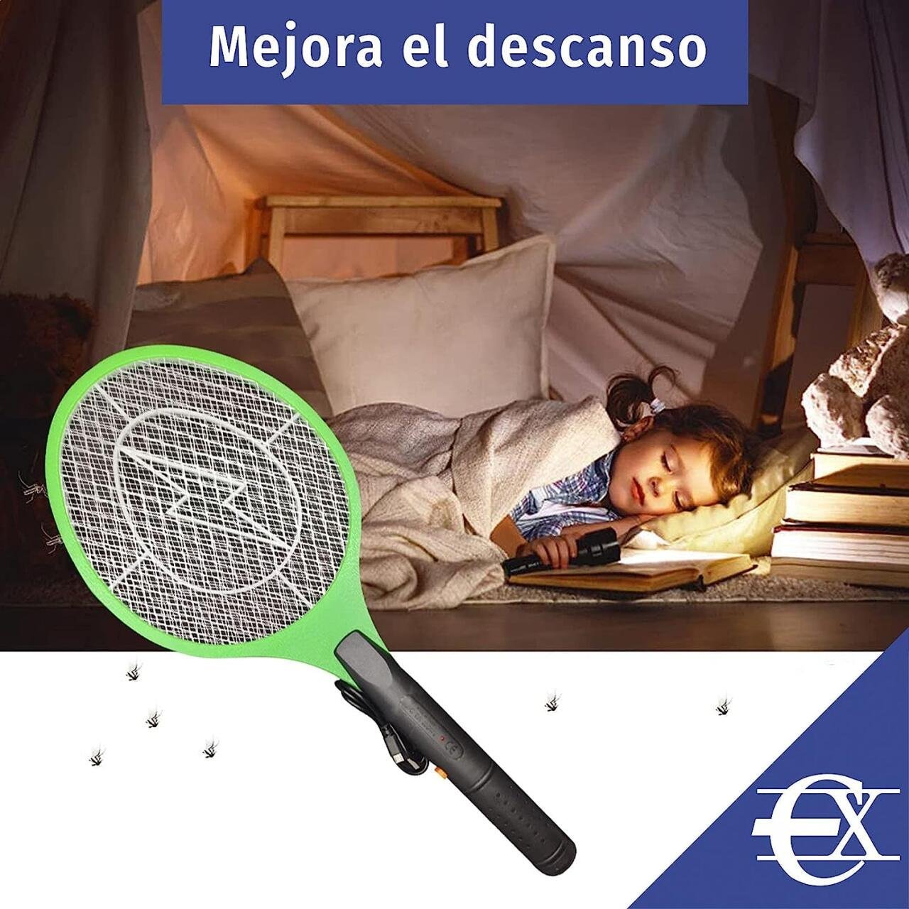 RAQUETA MATAMOSCAS USB - Producto de alta calidad para tu hogar - Imagen 2