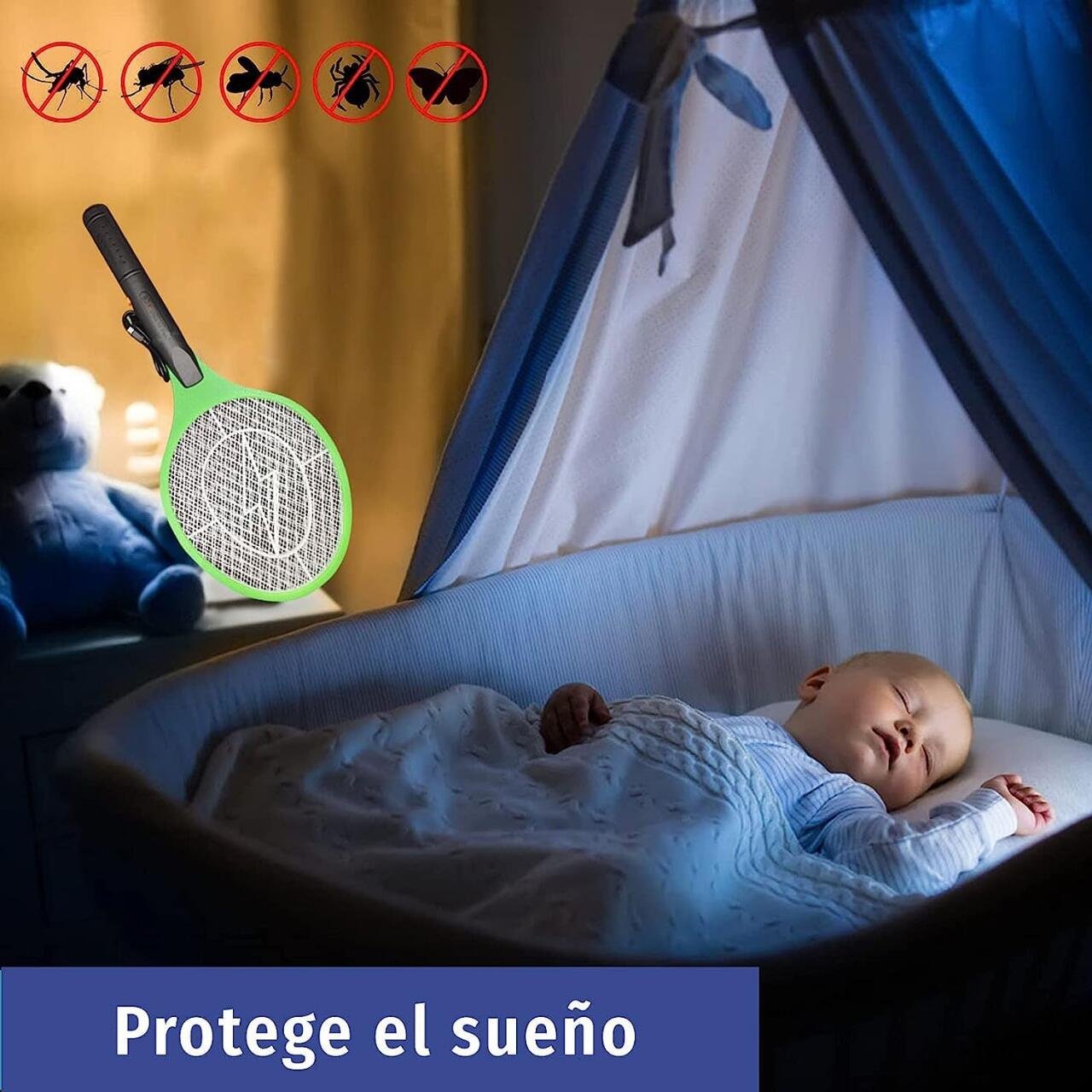 RAQUETA MATAMOSCAS USB - Producto de alta calidad para tu hogar - Imagen 3