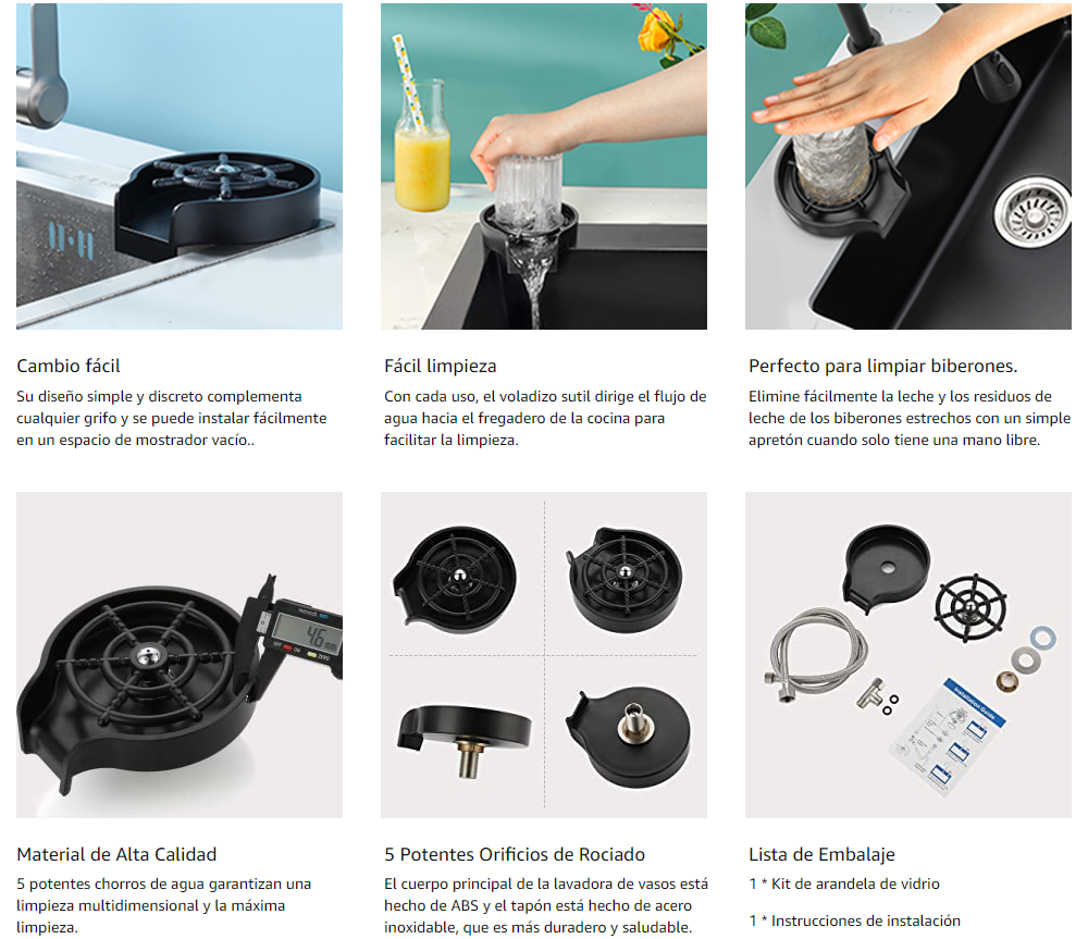 LIMPIADOR DE VASO AUTOMATICO - Producto de alta calidad para tu hogar - Imagen 3