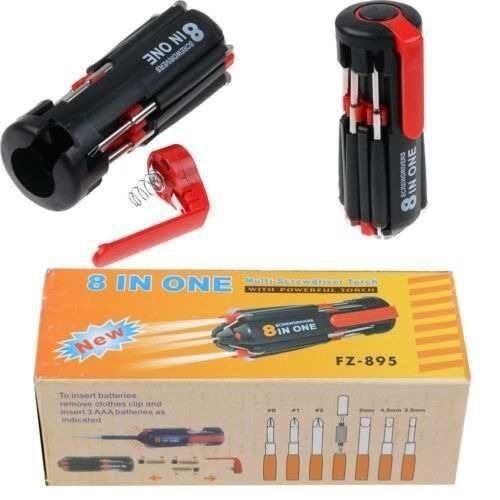 DESTORNILLADOR MUTIFUNCION CON LUZ - Producto de alta calidad para tu hogar