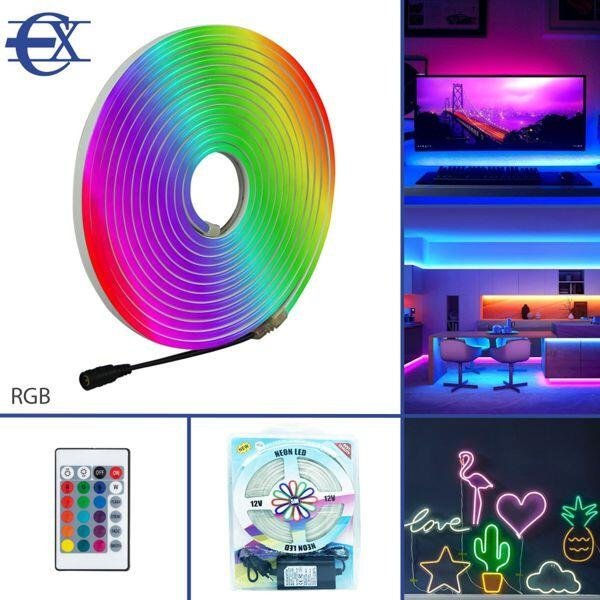 NEON LED RGB 5M CON MANDO - Producto de alta calidad para tu hogar - Imagen 3