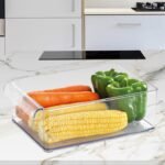 Organizador Frigorífico Transparente Almacenaje Nevera Ahorra Espacio para la Cocina - Producto de alta calidad para tu hogar