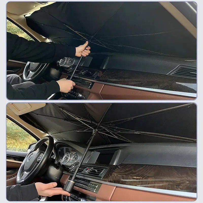 Parasol plegable de coche universal - Producto de alta calidad para tu hogar - Imagen 3